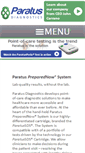 Mobile Screenshot of paratusdiagnostics.com